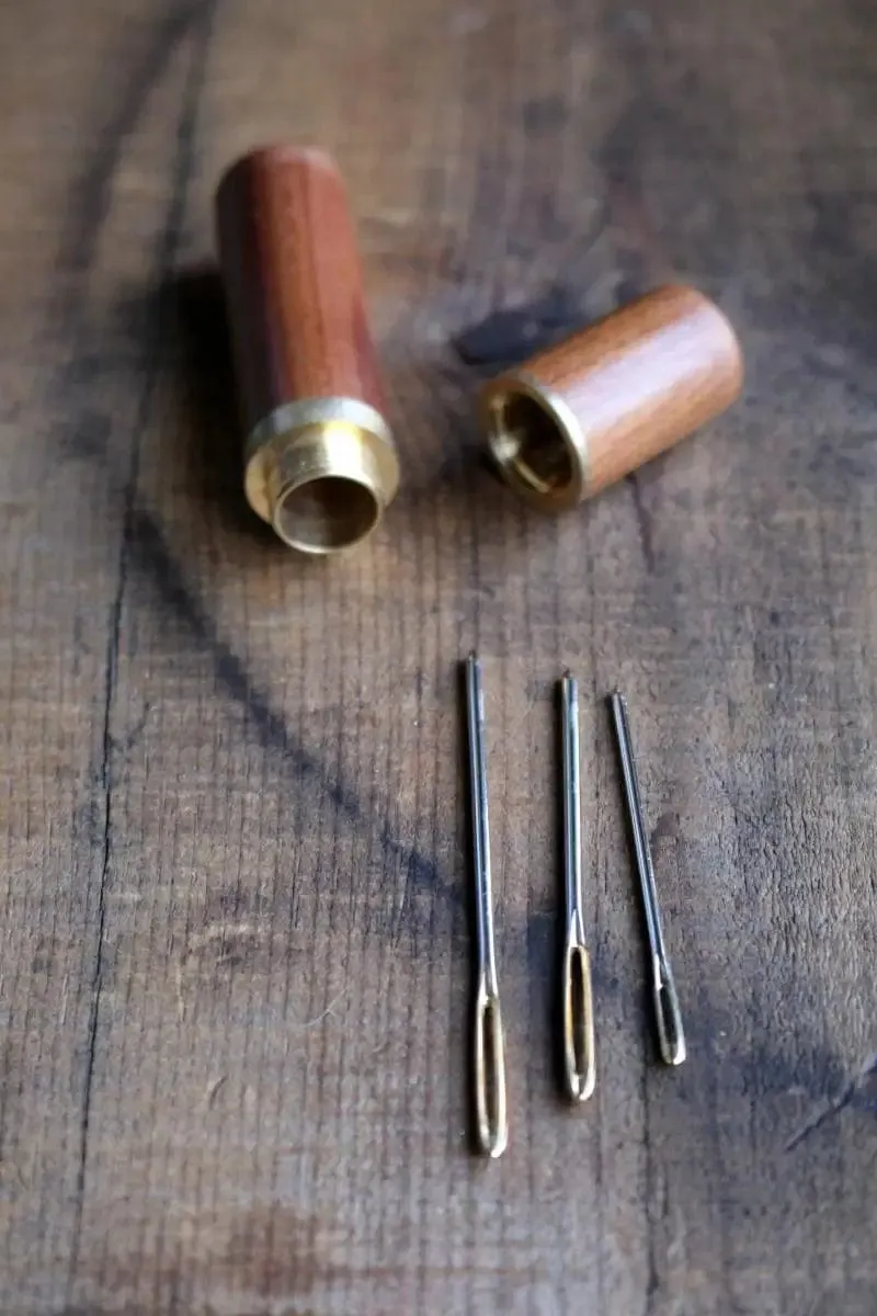 Wooden Needle Case