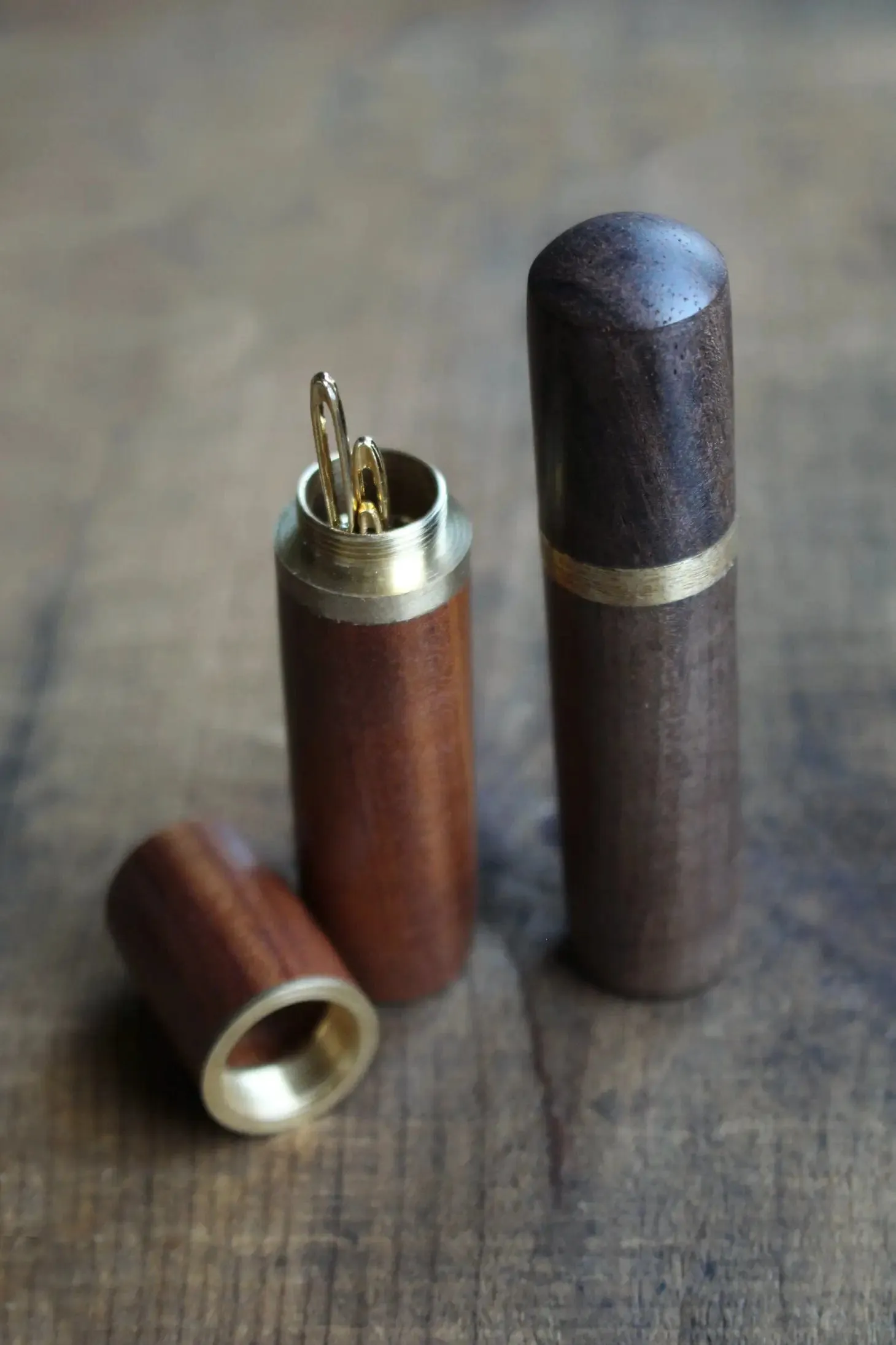Wooden Needle Case