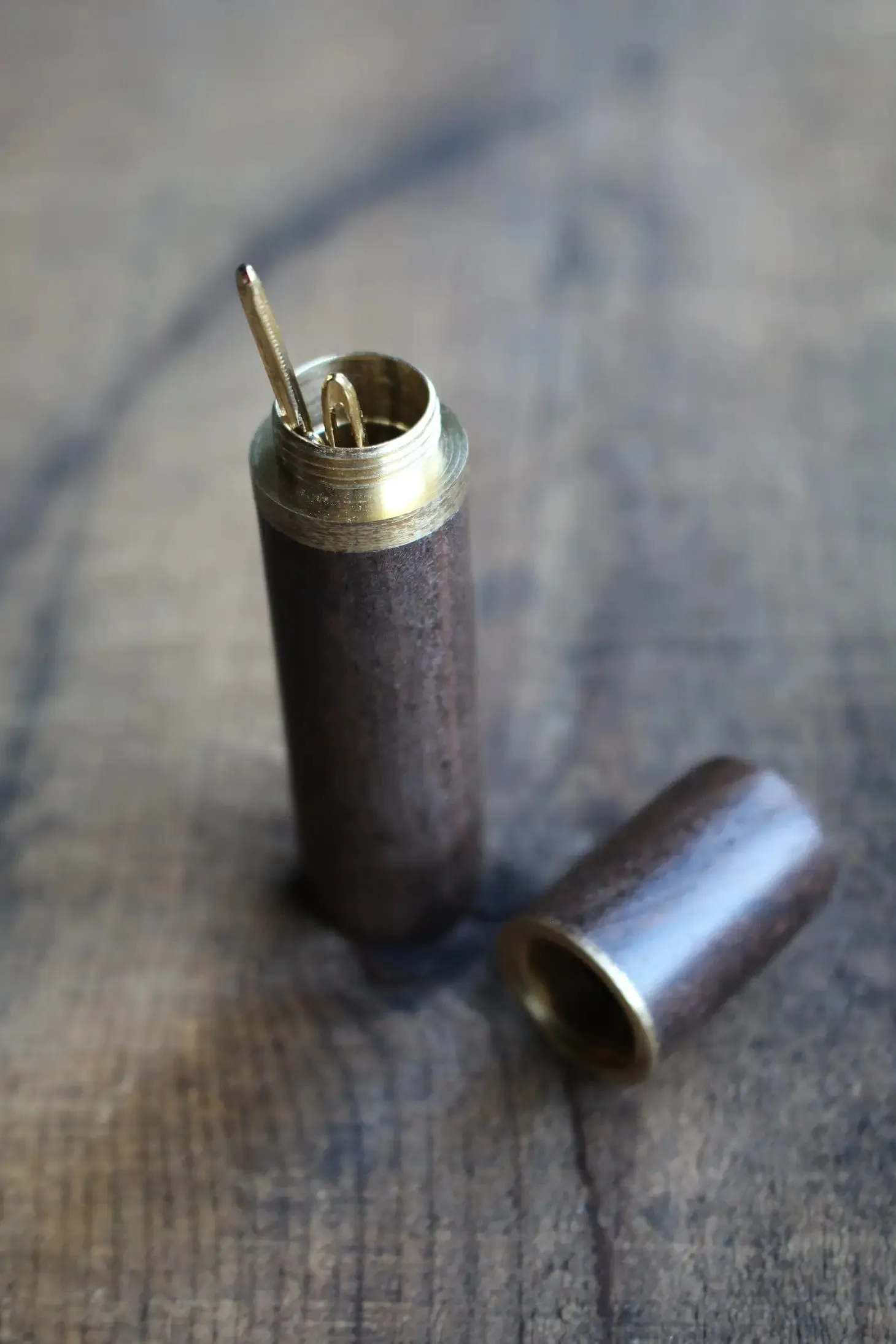 Wooden Needle Case